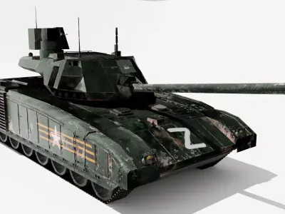 T-14 Armata Russian  3D model