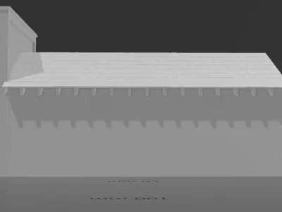 Minyards Grocery and Market ca 1932 HO Scale Railroad 3D model