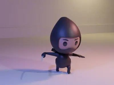 ninja assassin 3D model
