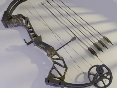 Compound Bow 3D model purchase