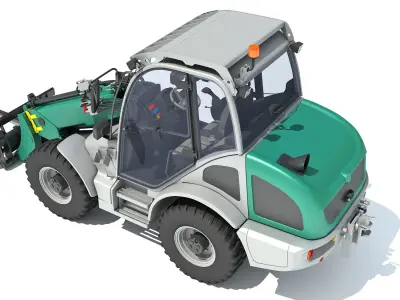 3D Wheel Loader 3D model