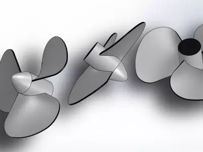 Ship Propeller 3D model