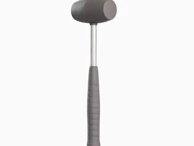 Industrial Rubber Hammer B 02 3D model