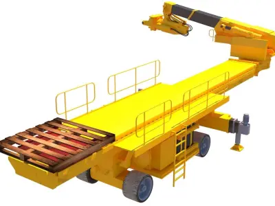 lainera crane 3D model
