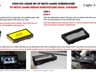 CFMOTO 250NK SCREENSAVER FRAME Free 3D print model