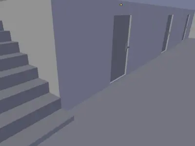 yacht with interiors 3D model