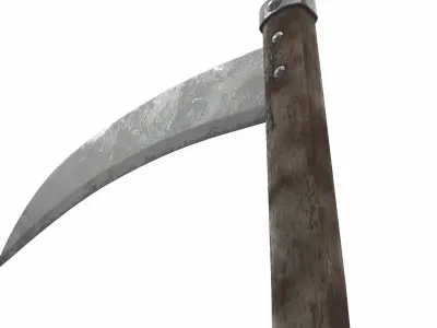 kama weapon 01  3D model