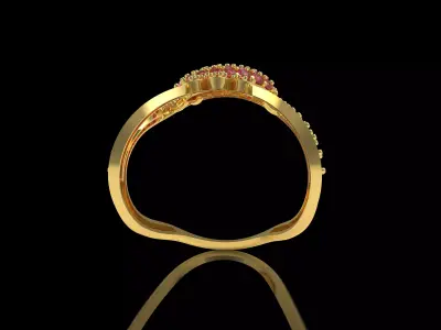 Peacock Ring 3D print model get
