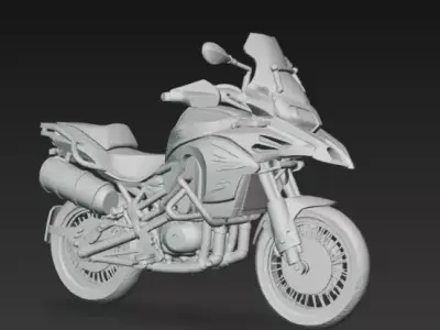 Collectable motorbikes - N 3 Benelli TRK 502X 3D print model