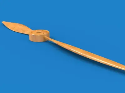 Propeller wooden 3D model