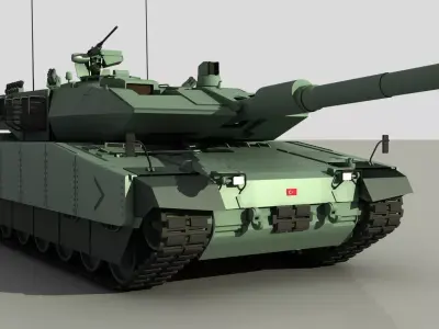 Turkish main battle tank   ALTAY 3D model