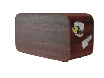 Old Vintage Radio Game Ready Low-poly 3D model