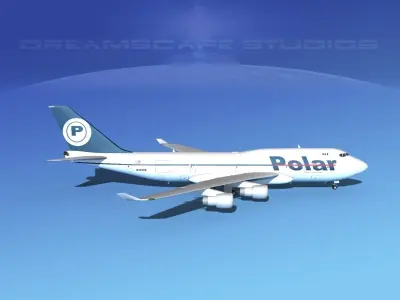 Boeing 747-400 Polar 3D model