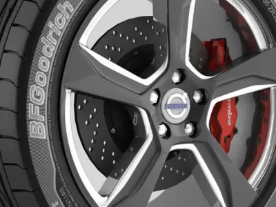 Wheel Volvo S60 2 3D model