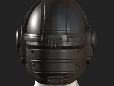 Helmet scifi military combat 3d  Low-poly 3D model purchase