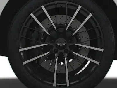 Aston Martin DBX 707 2023 wheel 3D model