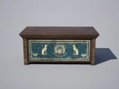 Egyptian Table Low-poly 3D model buy