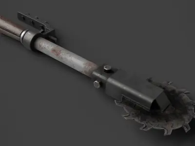 Modifiable Strike Weapon 16 Low-poly 3D model