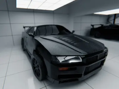 NISSAN SKYLINE RIGGED Free 3D model
