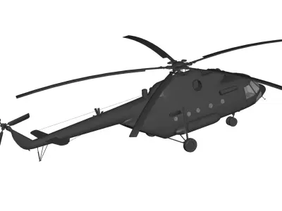 Mil Mi-17 3D model purchase