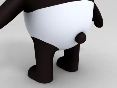 Panda Character 3D model