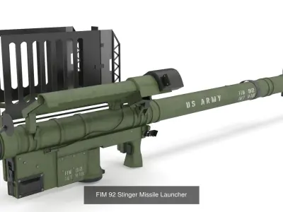 FIM 92 Stinger Missile Launcher Collection PBR Pack