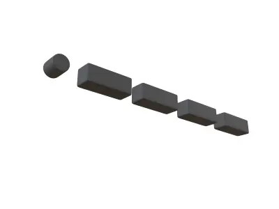 Morse Code 1 v1 001 Low-poly 3D model