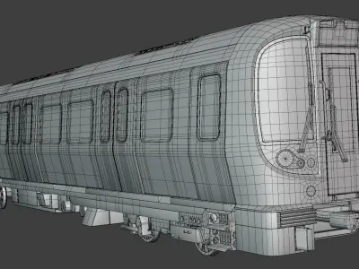 London metro locomotive S8 3D model