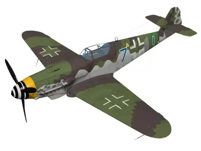 Messerschmitt Bf 109 K4 3D model