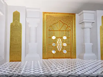 HIndu Temple  3D model by daman1818
