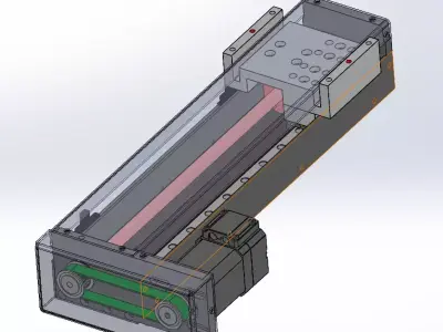  Single axis self-machining robot 3D print model