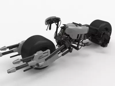 Batman Batpod Motorcycle 3D print model