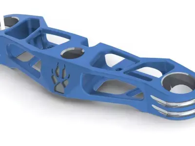 amarok triple clamp remake Free 3D model