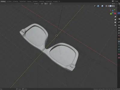The sunglasses 3d model 3D model