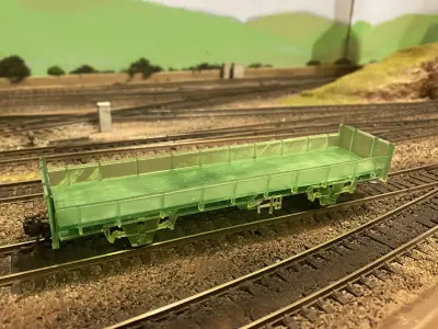 OO Model Railway BR Seahorse ZCA Ballast Wagon 3D print model