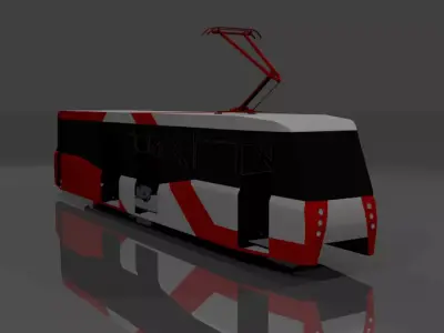 71-153 from Saint-Peterburge Low-poly 3D model