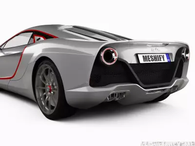 2021 Italian Supercar 3D model