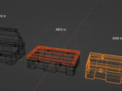 Ammo Crate - PBR Game Ready Low-poly 3D model