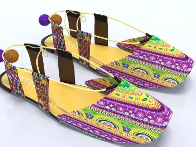 ladies loafer shoes stylo 3D model