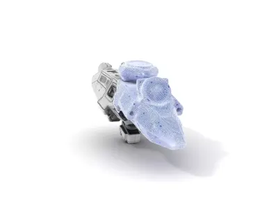 Futuristic Spacecraft model pack Low-poly 3D model by vfxcgartist