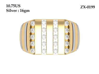 Wedding Ring  3D print model 198