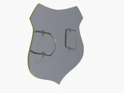 Medieval Shield 3D model shop