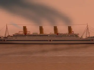  HMHS Britannic 3D model