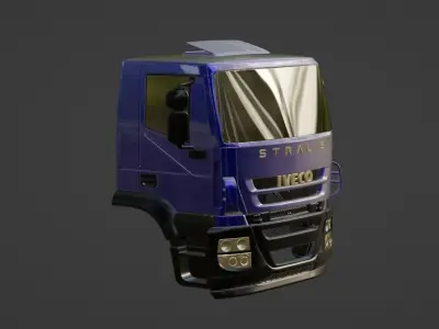 IVECO STRALIS AD 450 6-4 2005 TRUCK 3D print model