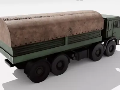 KAMAZ 53501 Russian Truck 3D model
