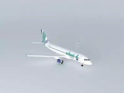 Orbest Orizonia Airlines Airbus A320214 Free 3D model