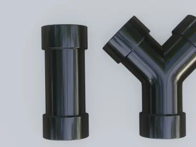 pipe bandle 3D model