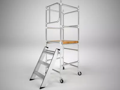 Scaffold tower 14 3D model