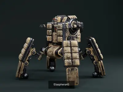 Super Bot pack Vol3 3D Model Collection purchase