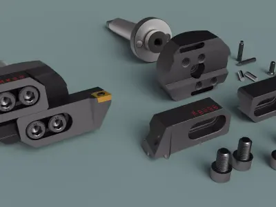 The head for boring holes 3D model